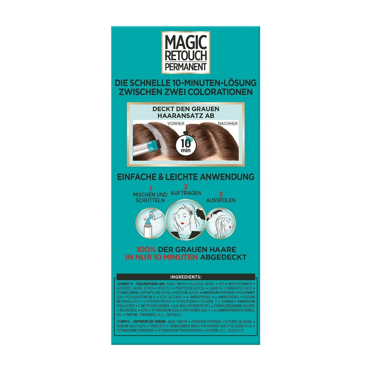 Magic Retouch Permanent Braun Rückseite